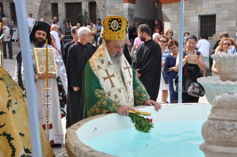 Ἡ Ἑορτή τῆς Ὑψώσεως τοῦ Τιμίου Σταυροῦ στήν Ἱερά Μονή Εἰκοσιφοινίσσης 2020